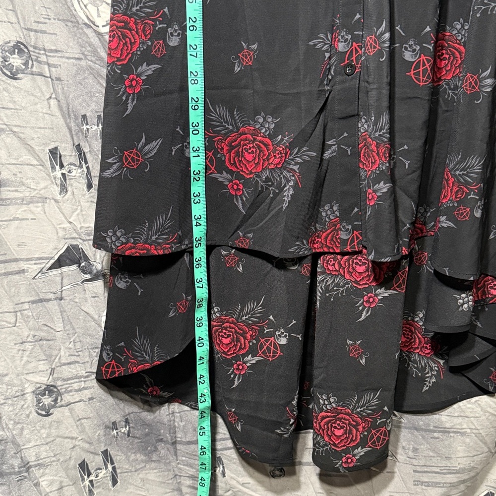 *READ* KILLSTAR PANDORAS REVENGE HI LO SHIRT DRESS SZ 3X EUC - Picture 7 of 9